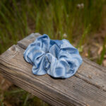 manolia γαλάζιο scrunchie large