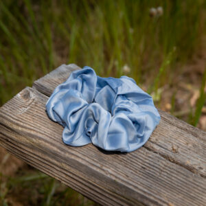 manolia γαλάζιο scrunchie large
