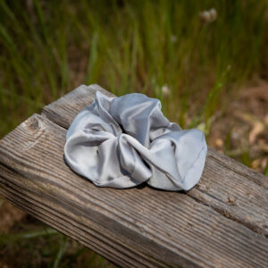 manolia γκρι scrunchie large