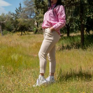 Μπεζ Παντελονι Beige Trousers Lumina