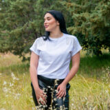 bling white shirt