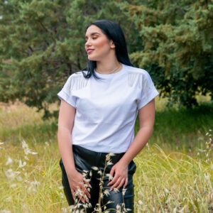bling white shirt